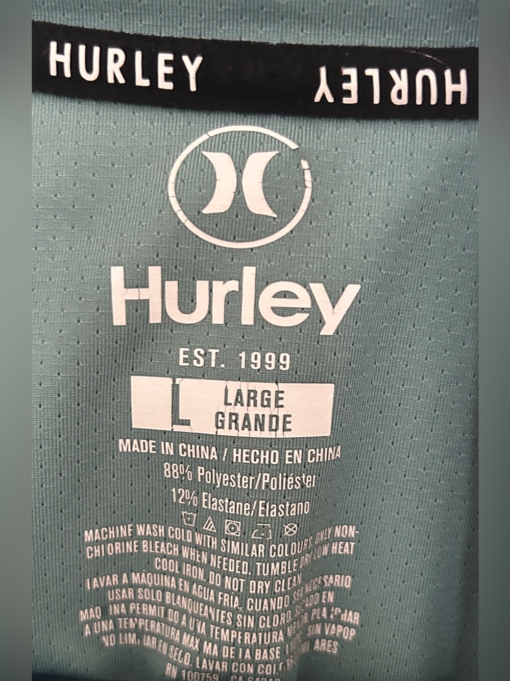 Hurley Men's 4-Way Stretch Moisture-Wicking Performance Polo Shirt - Picture 4 of 7